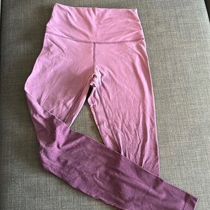 Lululemon purple ombré leggings size 2